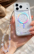 Cute phone charms with reflective teardrop design
