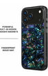Gleam mystic abalone iphone case, front view