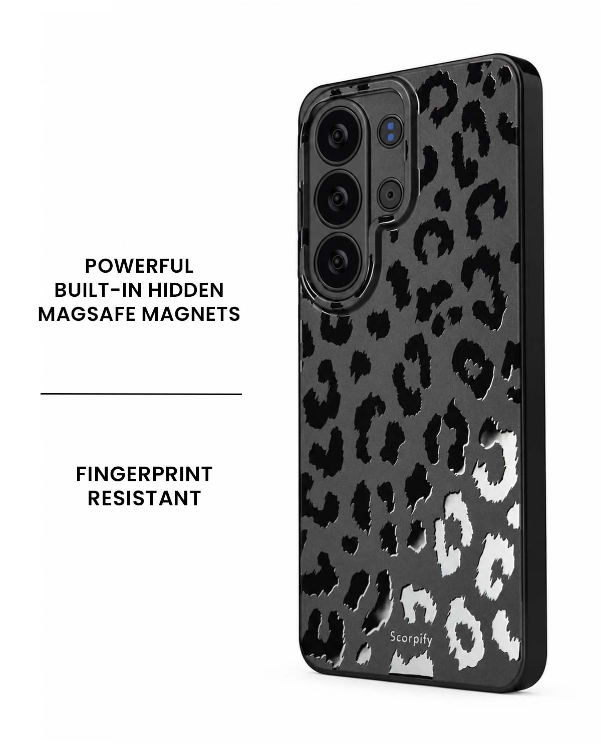 Black Leopard MagSafe Samsung Galaxy Case