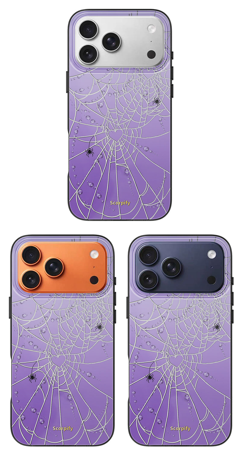 iPhone 17 Gleam Heart of Webs MagSafe Case