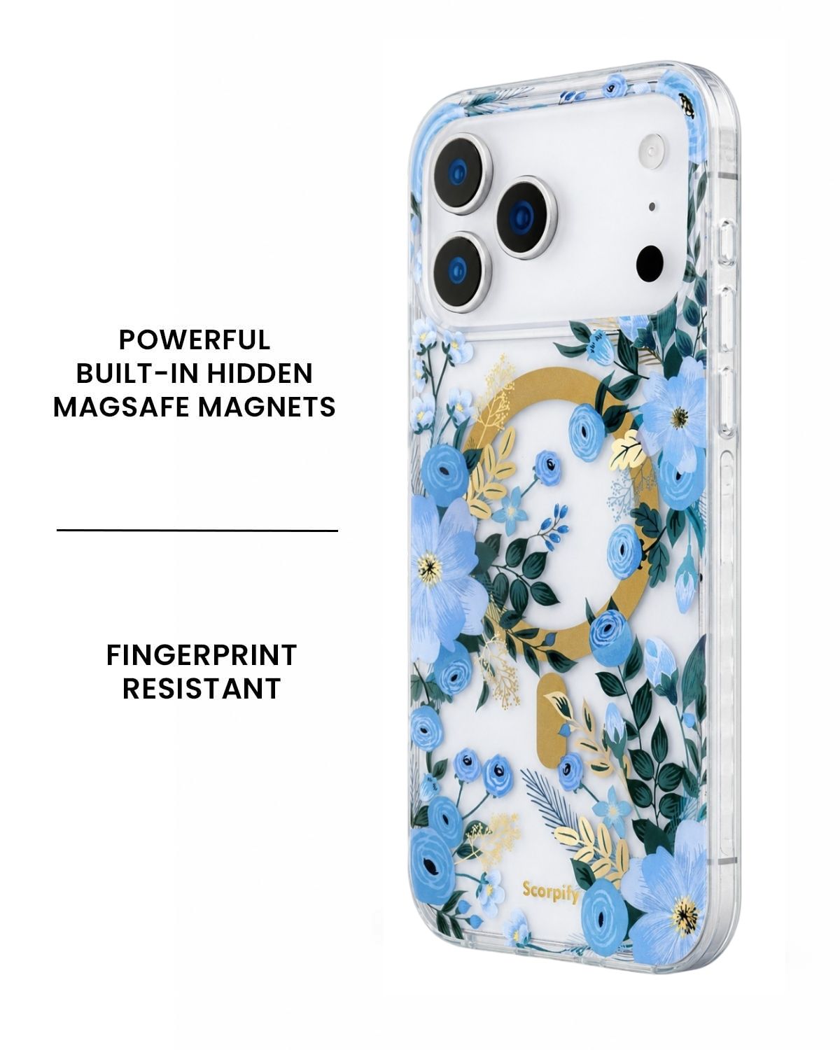 Blue Nemophila MagSafe iPhone Case