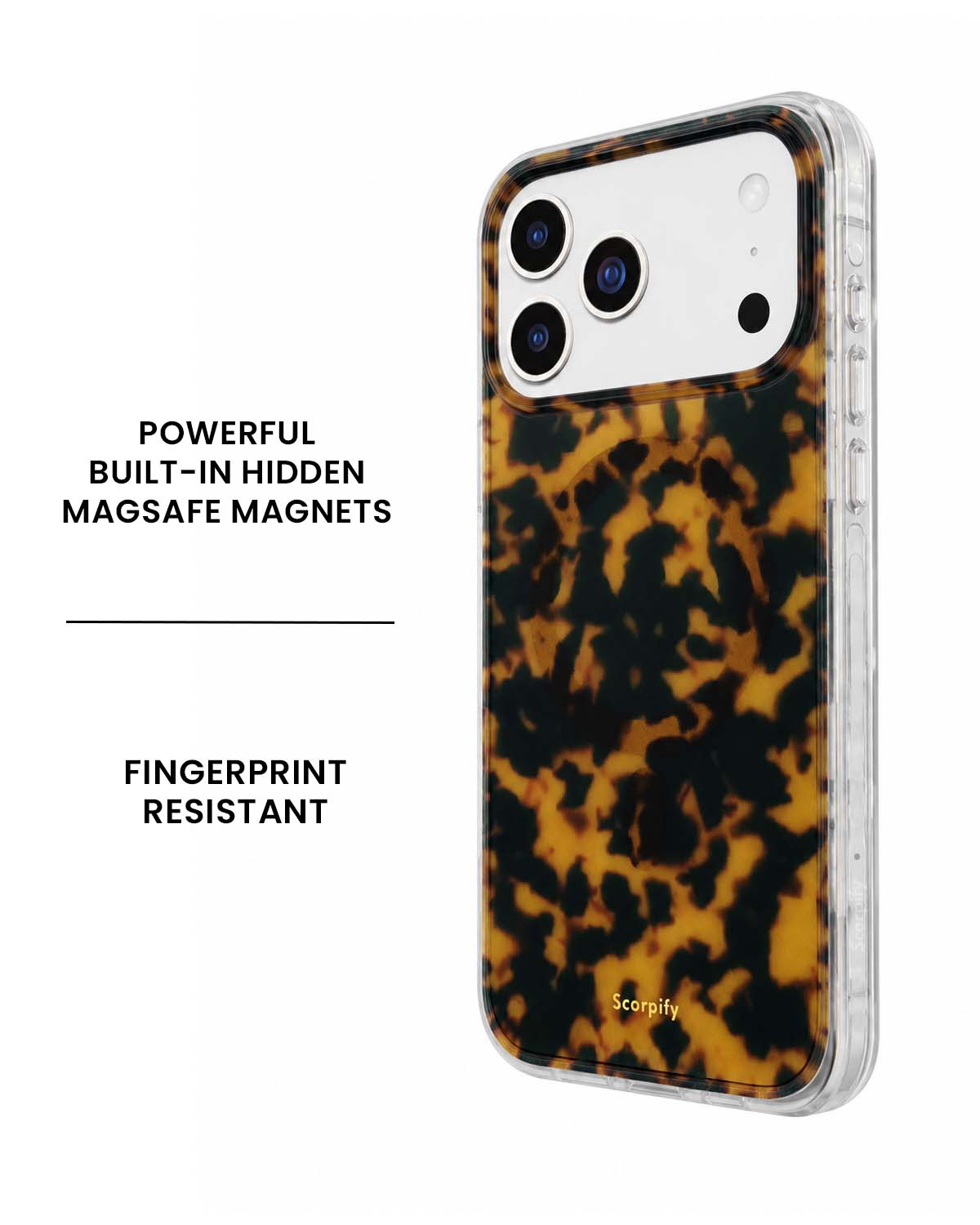 Brown Tortoise Shell MagSafe iPhone Case