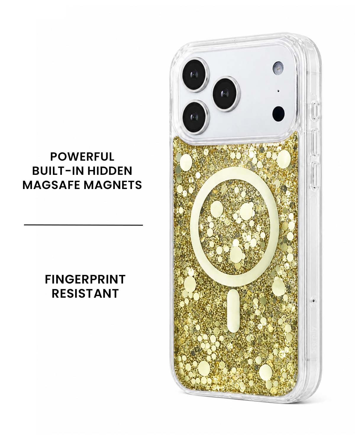 Karat Stardust iPhone Case back view showing design detail