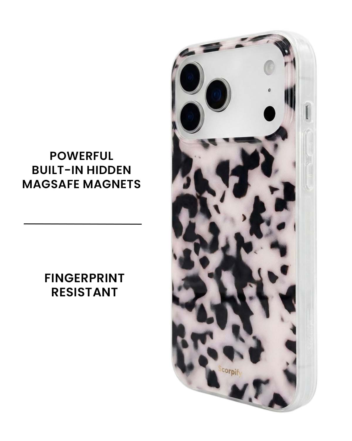 Pink Tortoise Shell MagSafe iPhone Case