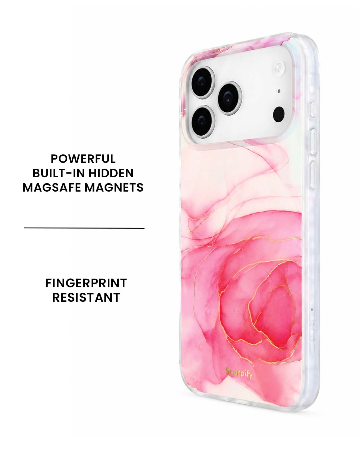 Pink Rose MagSafe iPhone Case