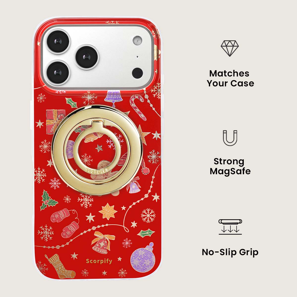 Trendy Phone Ring Holder with Strong Magsafe