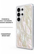 Back view of Natural Mother of Pearl Samsung Galaxy case