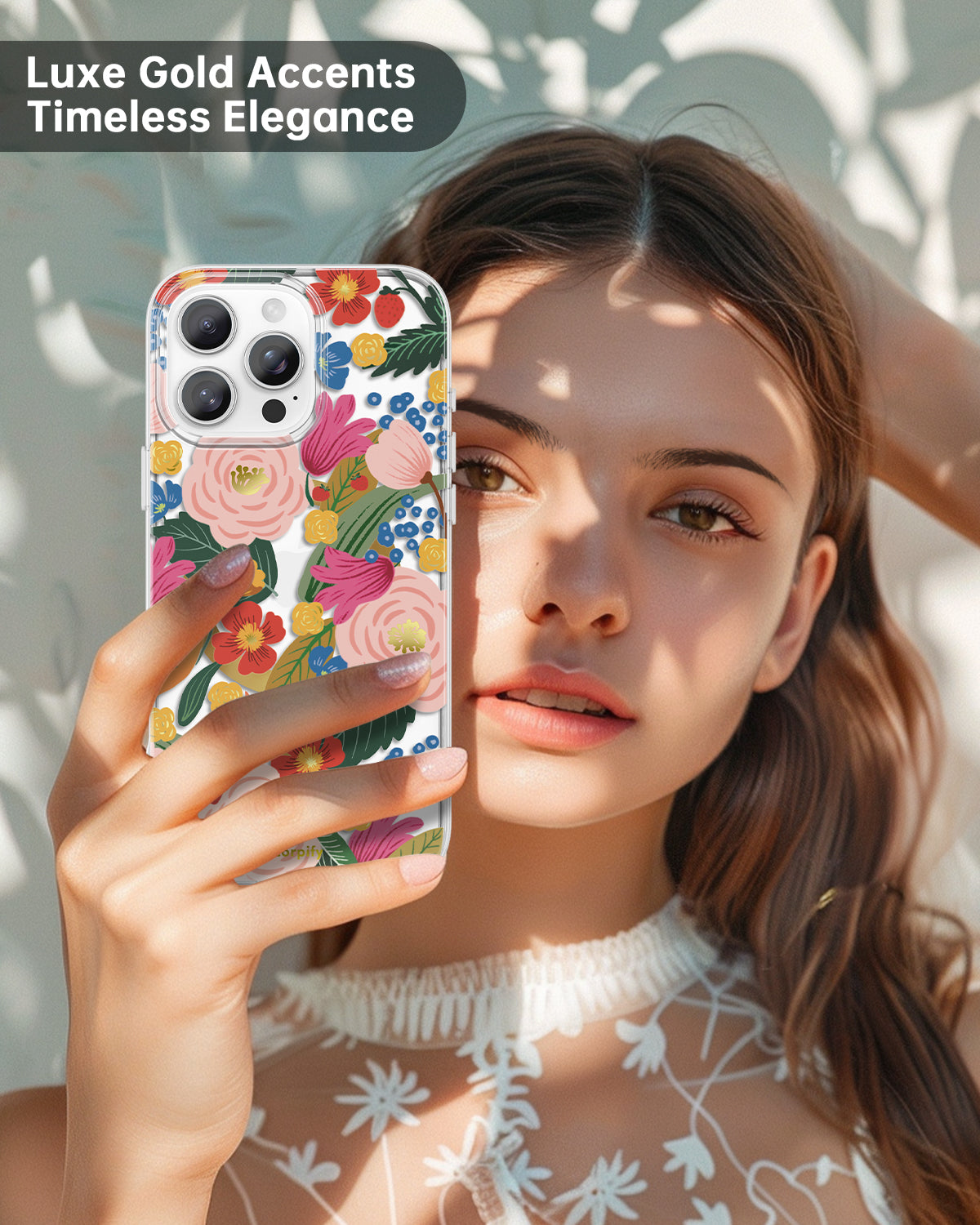 Camellia Blossom Magnetic iPhone Case