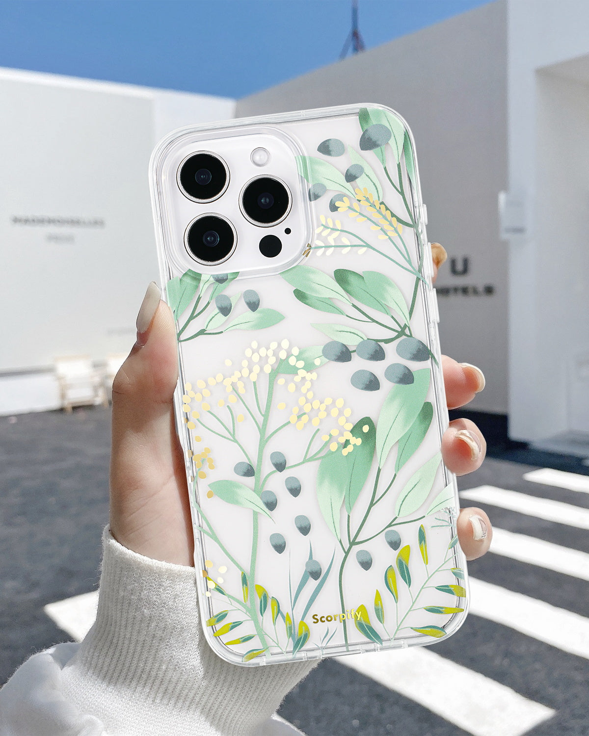 Bright Summer Meadow floral phone case design