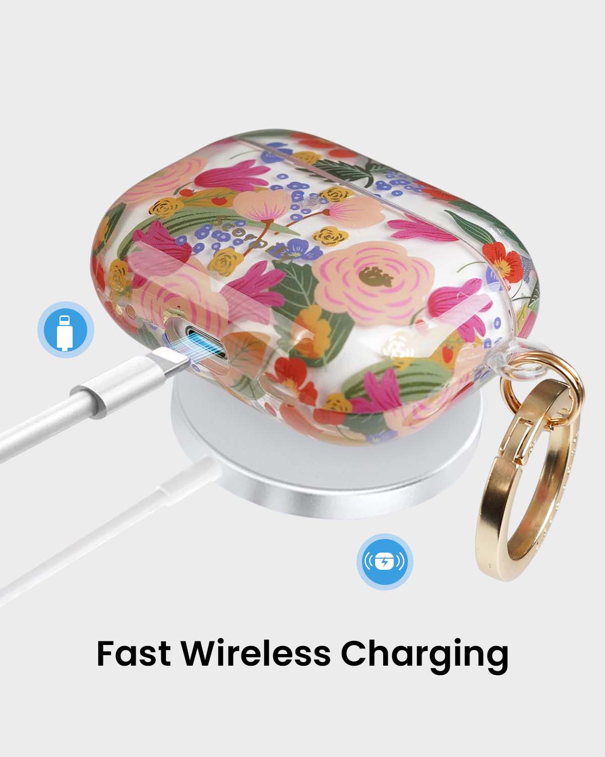 Camellia Blossom AirPods Case