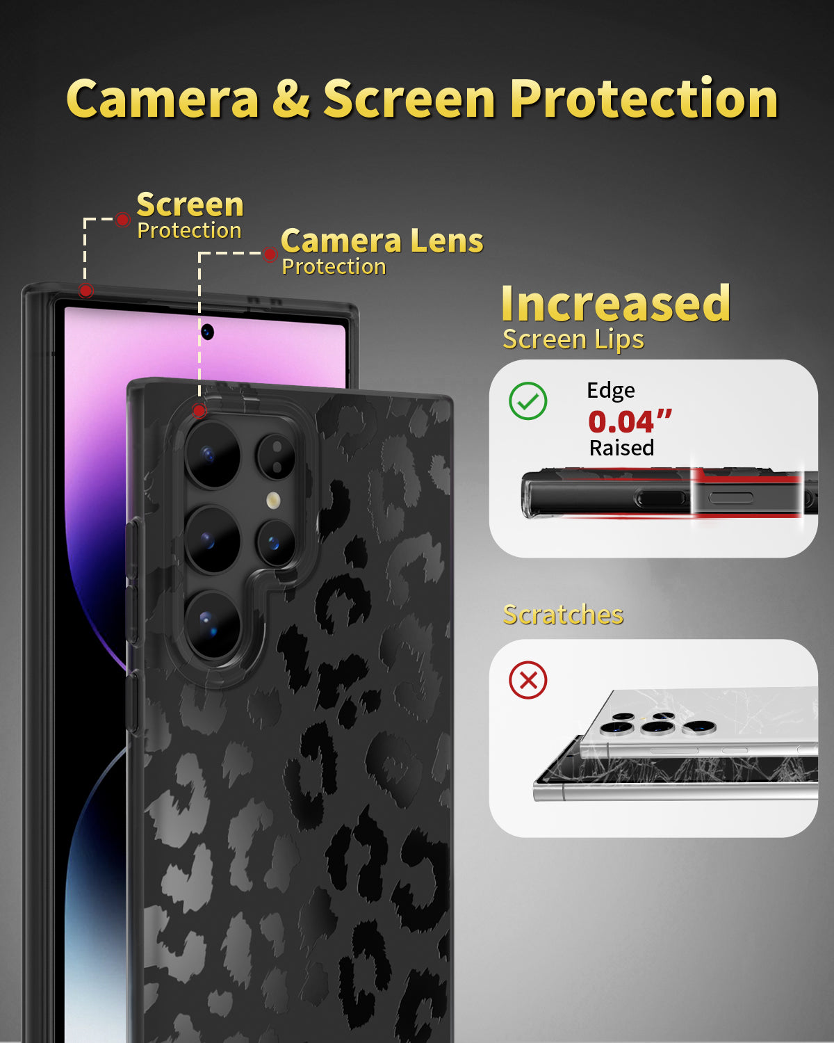Black Leopard Samsung Galaxy Case