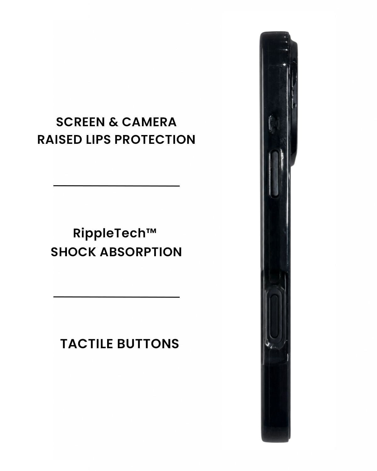 Black Leopard MagSafe iPhone Case