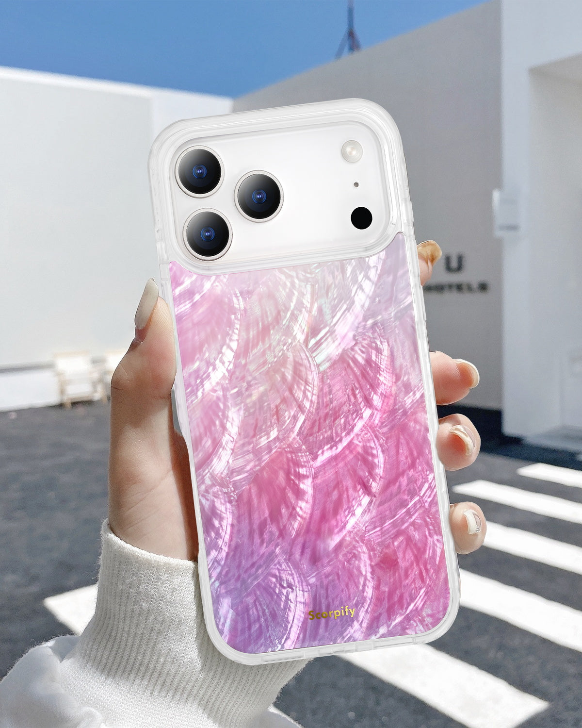 iPhone 17 Pink Mother of Pearl MagSafe Case