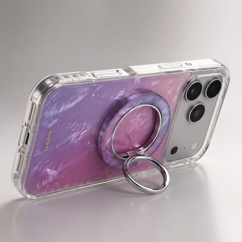 Pairs with Pink Mother of Pearl Case