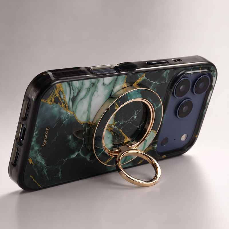 Pairs with Emerald Green Marble Case
