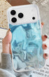 Deep Blue Phone Case With Smooth Gloss Gradient Finish