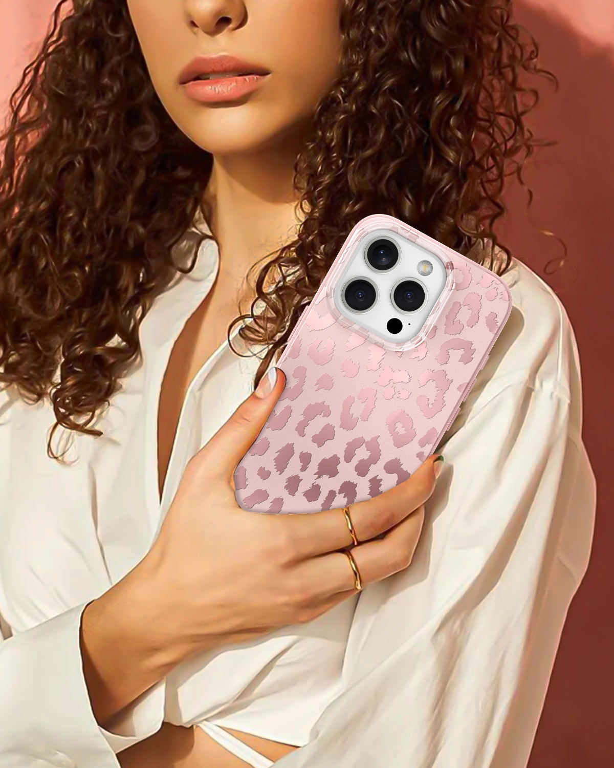 Nude Leopard Magnetic iPhone Case