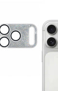 Silver Gleam Flow Unibody Camera Lens Protector for iPhone