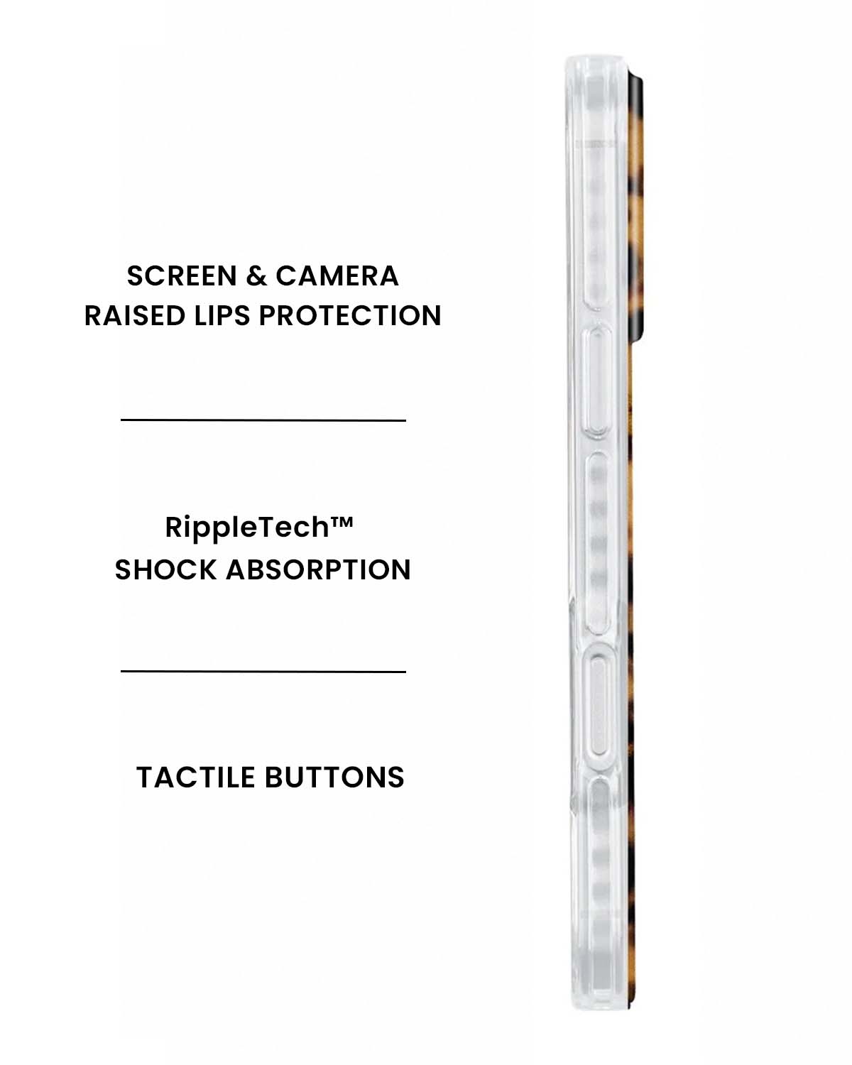 Brown Tortoise Shell MagSafe iPhone Case