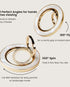 Finger Phone Holder With White Pearl Accent By Scorpify