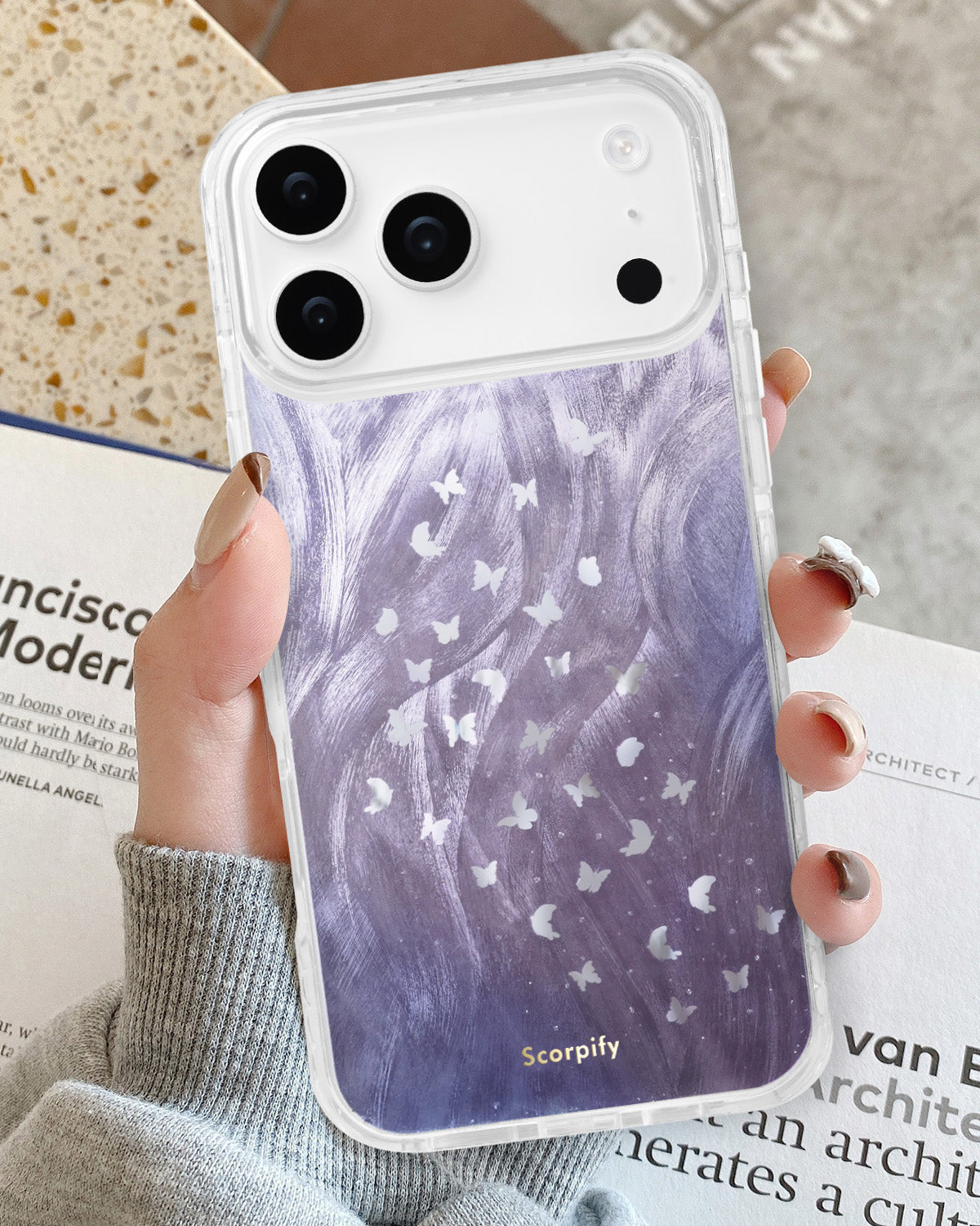 iPhone 17 Purple Celestial Bloom MagSafe Case