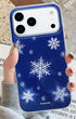 Blue frosted MagSafe iPhone case elegant and protective