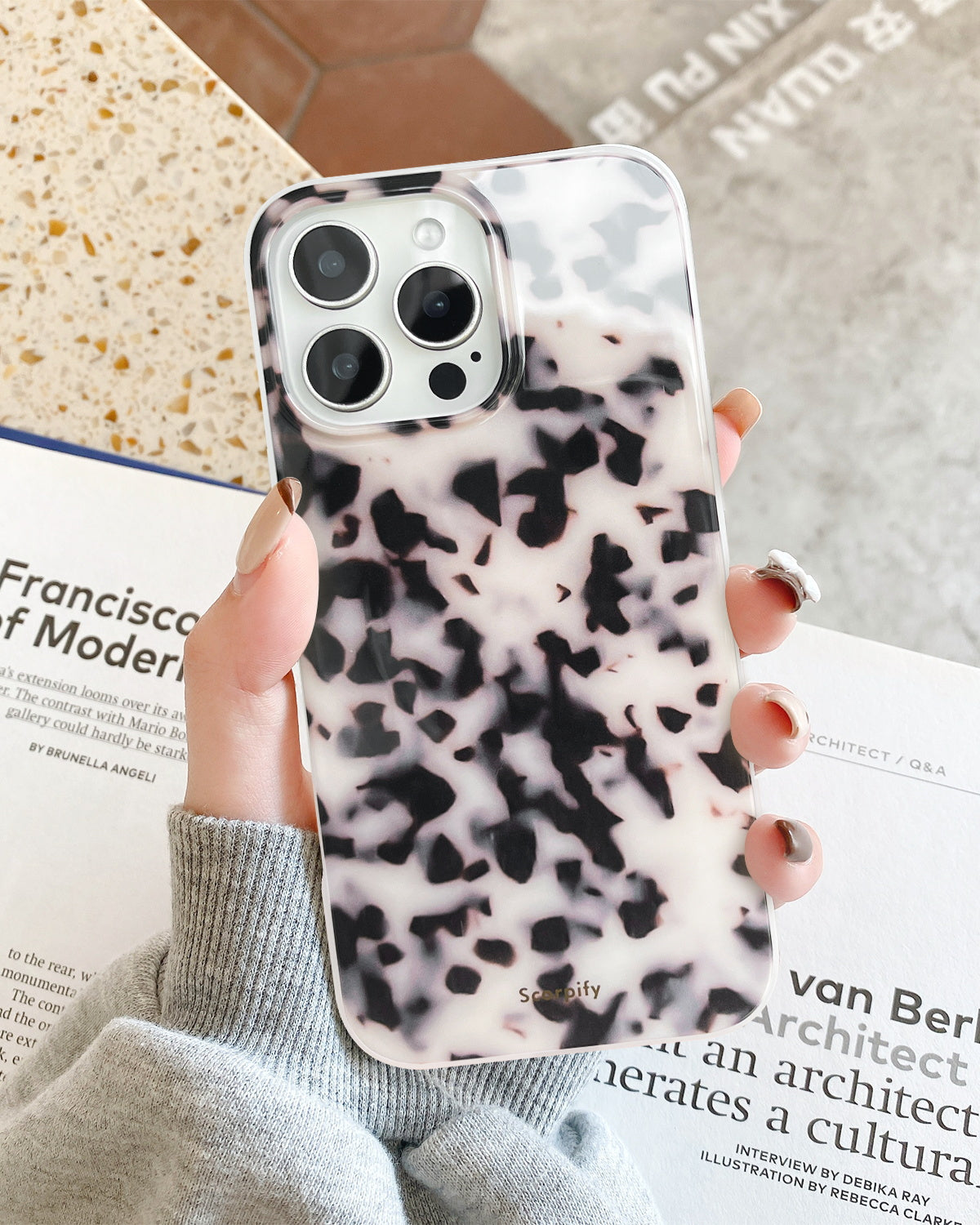 Pink Tortoise Shell Magnetic iPhone Case