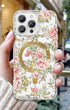Trendy Floral Phone Case Featuring Country Rose Pattern