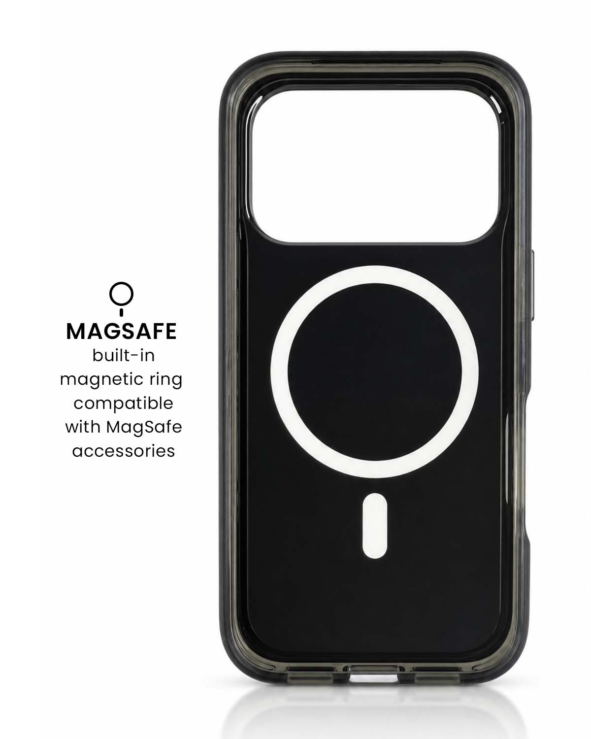 Matte Black Snake MagSafe iPhone Case
