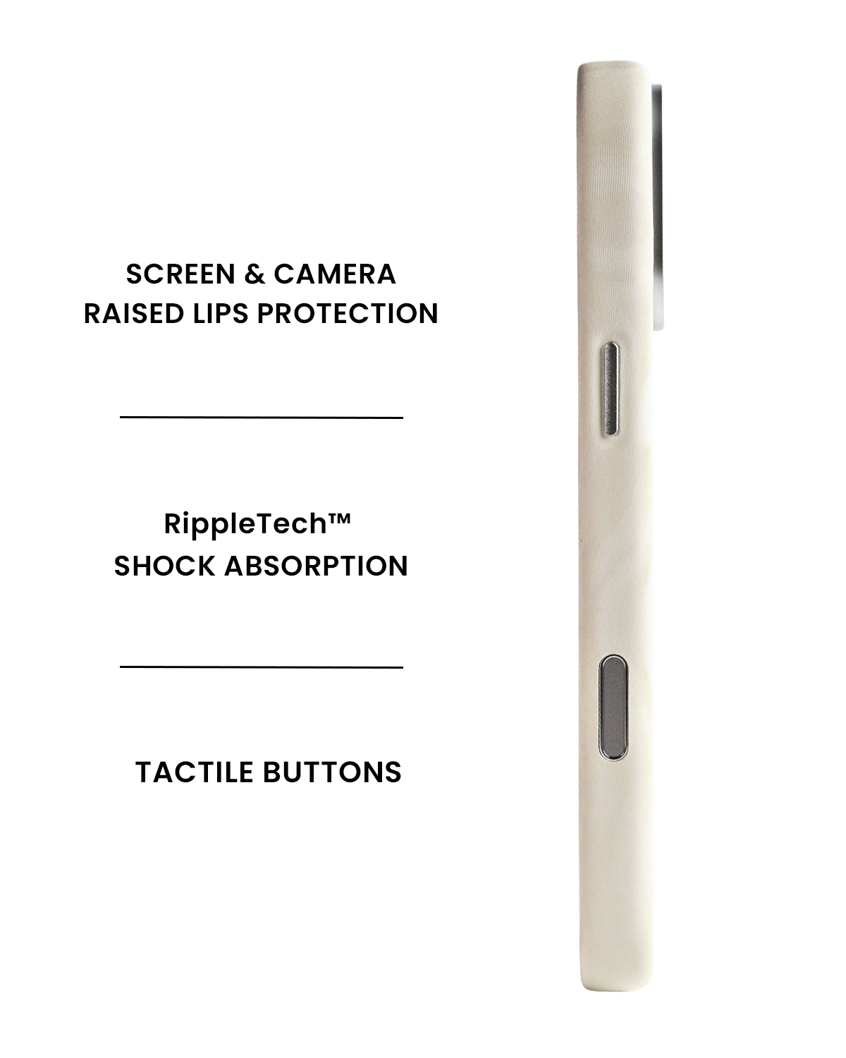 Ivory Swirl Lumina Leather MagSafe iPhone Case
