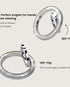 iPhone Finger Holder With Silver-Frame Accent
