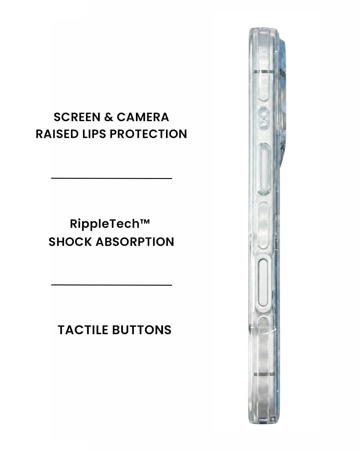 Blue Nemophila MagSafe iPhone Case