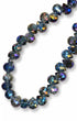 Stylish beaded phone charm in rich purple tones