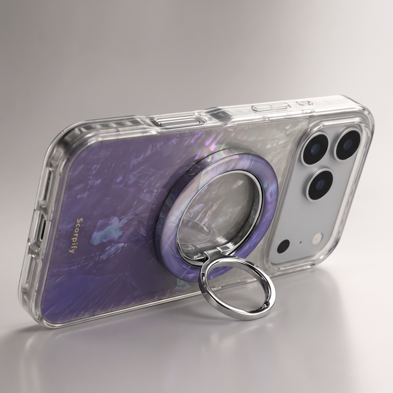 Pairs with Purple Mother of Pearl Case