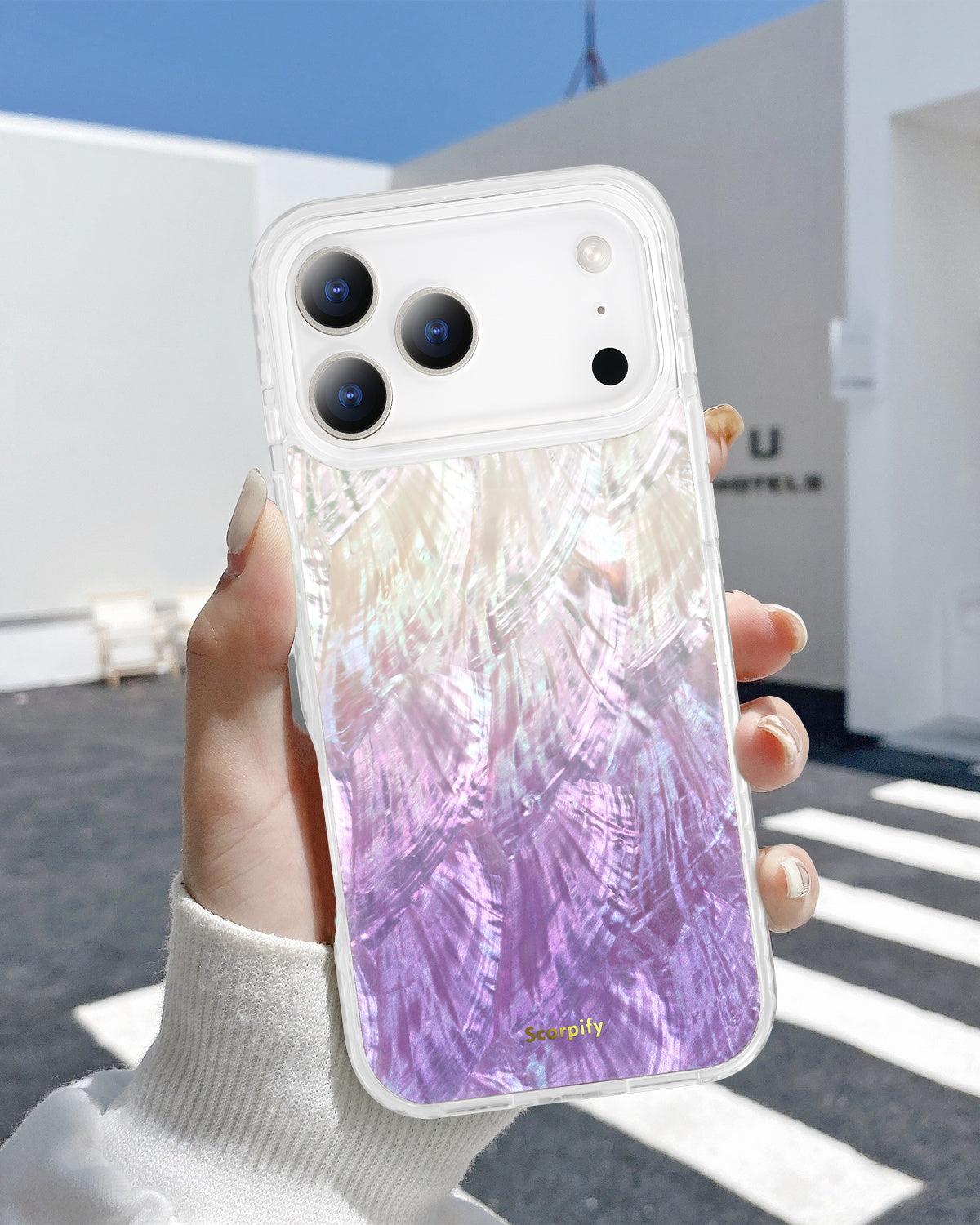 iPhone 17 Purple Mother of Pearl MagSafe Case