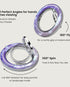 Scorpify phone ring holder with purple mother-of-pearl finish
