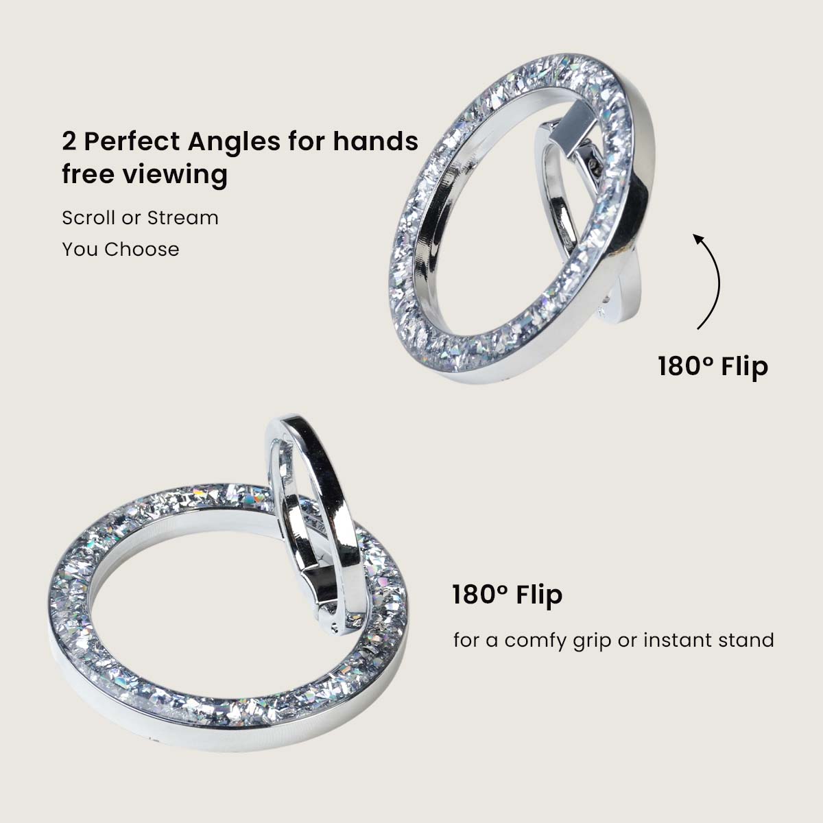 Gleam Arctic Aurora MagSafe Ring Holder