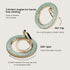 Soft-tone leopard magnetic phone ring for stable grip