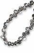 Stylish beaded phone charm in deep midnight tones