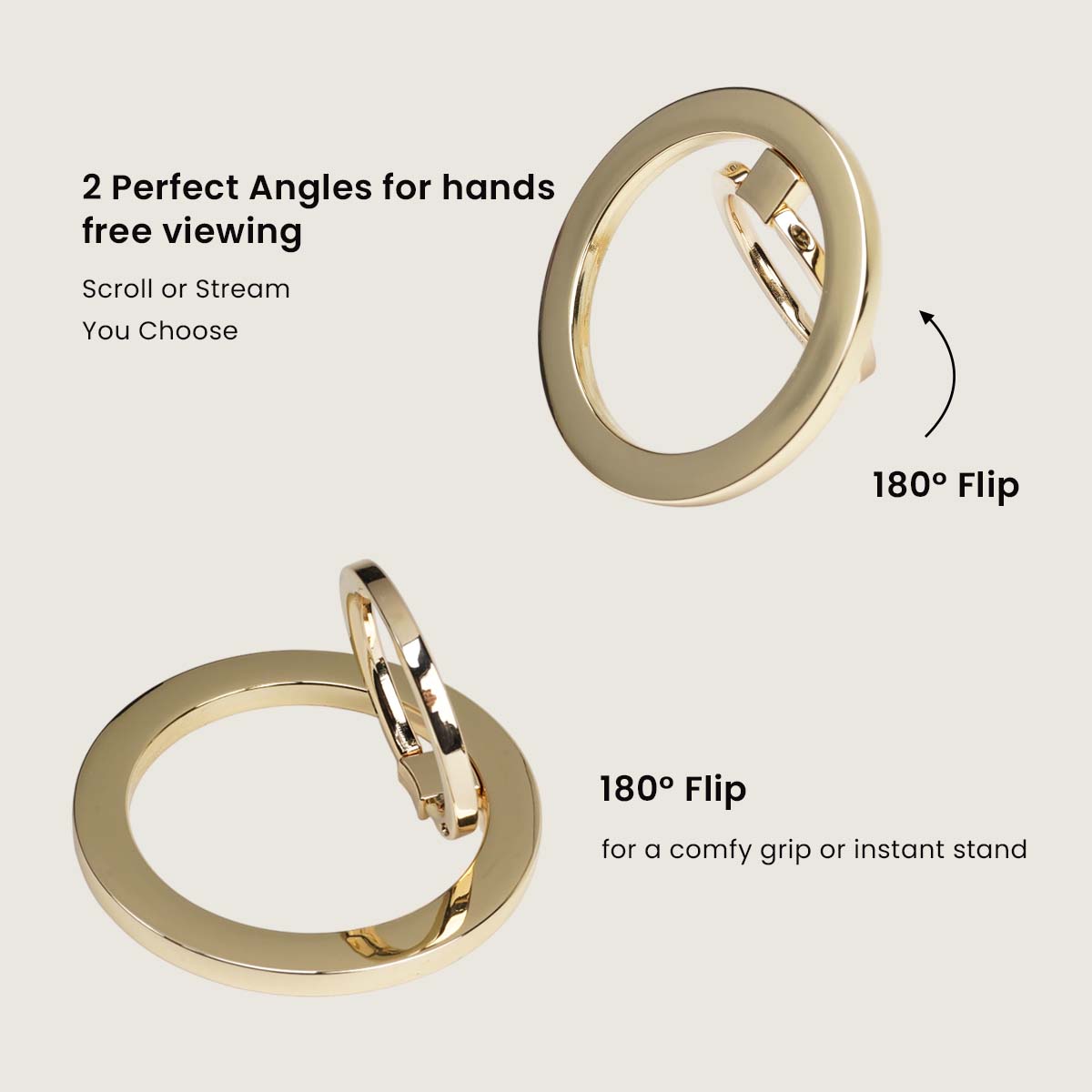 Auric Gold MagSafe Ring Holder