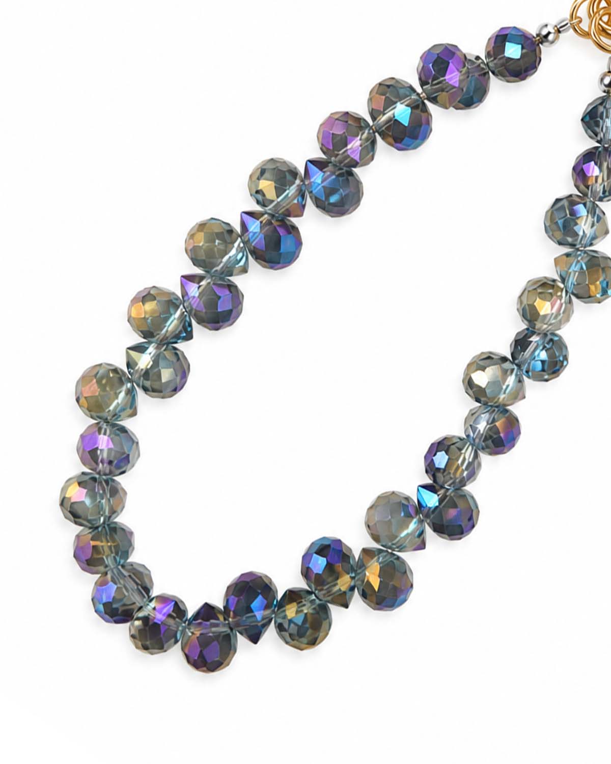 Deep Purple Teardrop Phone Charm
