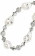 Pearl iphone charm with sparkling crystal accents