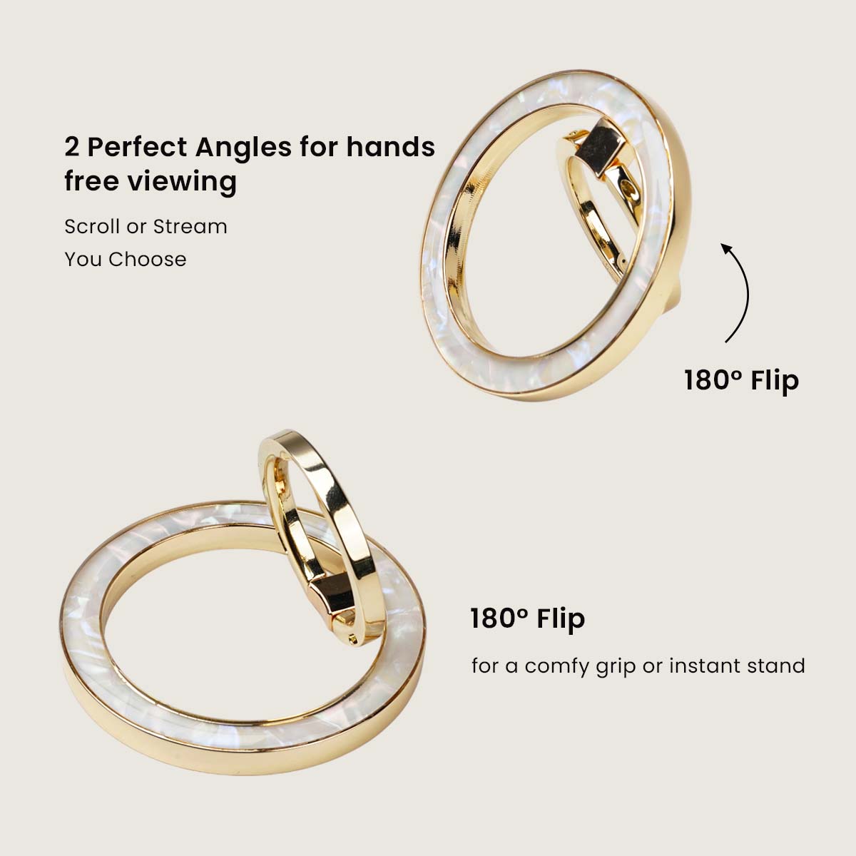 Colorful Pearl MagSafe Ring Holder