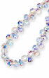 Stylish beaded phone charm with iridescent shine