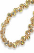 Stylish beaded phone charm in vibrant yellow tones