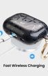 Matte Black Snake AirPods Case