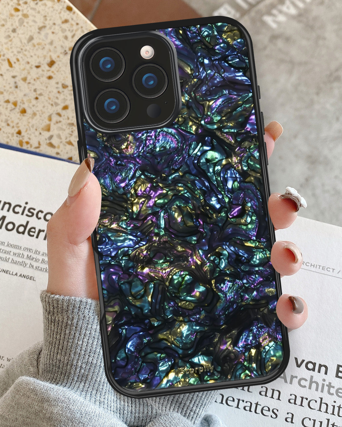 Glitter iPhone Case With Fine Reflective Sparkle Particles