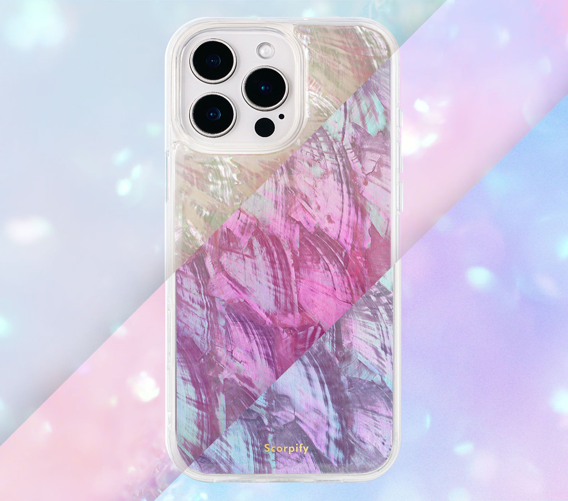 Pink Mother of Pearl Magnetic iPhone Case – Scorpify