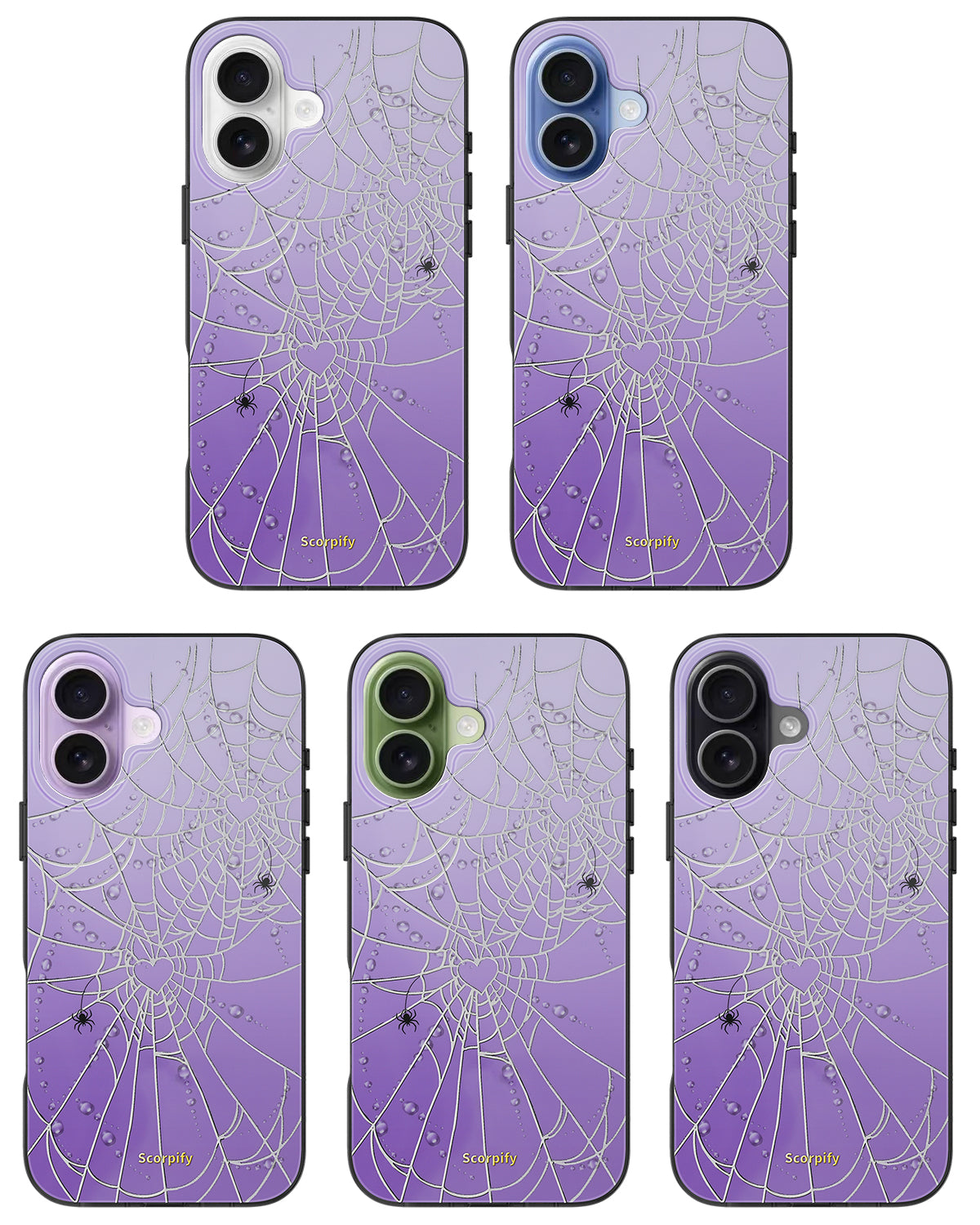 iPhone 17 Gleam Heart of Webs MagSafe Case