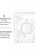 MagSafe ring and hidden hinge magnet view of Camellia blossom floral print iPhone Duo case
